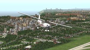 En obligatorisk Cessna (bilde: Laminar Research).