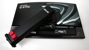 Som dere ser på de manglende DVI- og HDMI-inngangene er dette ikke en av de ferdige produksjonsmodellene som kommer for salg.