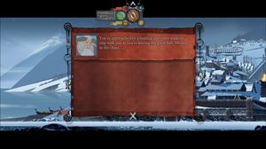 Historia blir fortalt gjennom tekstblokker som sender nostalgiske tankar tilbake til gamle rollespel.
