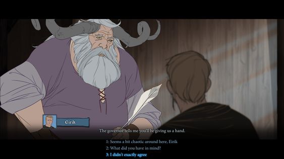 Du vel sjølv korleis du vil handtere dialogen.