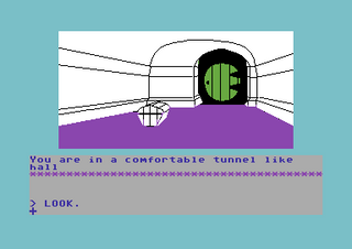 Samme sted i den originale C64-utgaven.