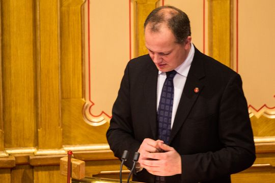 Samferdselsminister Ketil Solvik-Olsen, Fremskrittspartiet.