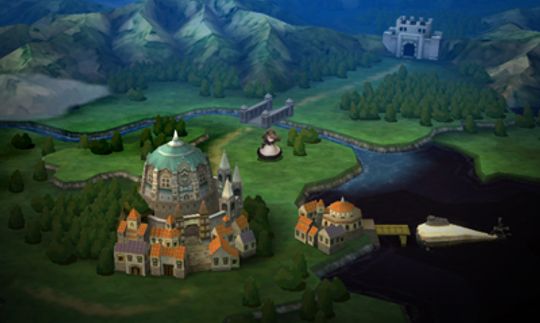 Verdskartet er fargerikt og fullt av sjarme. (Foto: Square Enix).