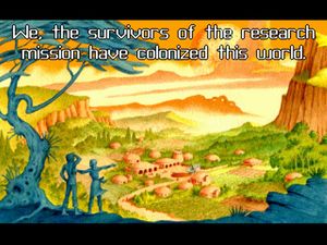 Bilde fra introduksjonen til Star Control 2 (Bilde: Toys for Bob).