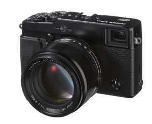Her vises det nye objektivet på Fujifilm X-Pro1.