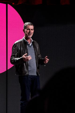 Toppsjefen i Netflix, Reed Hastings. Foto: Varg Aamo.