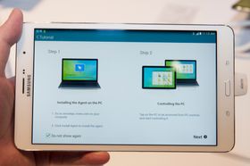 Samsung er ikke fremmede for å legge til spennende funksjonalitet. De nylanserte nettbrettene kommer med en egen app som lar deg fjernstyre PC-en hjemme.