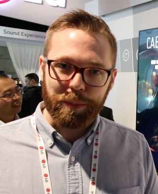 Erik Åhsgren, produktspesialist på TV og AV i LG.