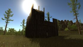I Rust må spillerne bygge egne hus for å beskytte seg mot zombier og andre spillere. (Foto: Facepunch Studios).