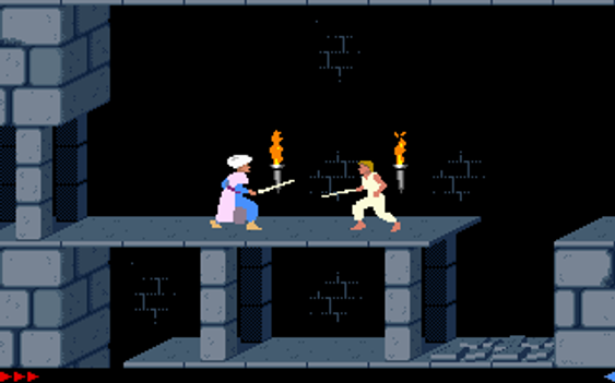 Originale Prince of Persia for DOS.