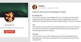 I en post på Google+ forklarer Chainfire hvorfor strammere sikkerhet kan bli et problem. Utviklere som lager apper for telefoner med admin-tilgang, oppfordres til å begynne tilpasningen med det samme.