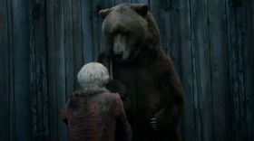 Her ser du skuespilleren Bart the Bear i Game of Thrones.