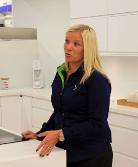 Kjøkkenansvarlig Jenny Nordendahl i Elkjøp.