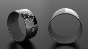 Et annet konseptbilde av iWatch, laget av den danske industridesigneren Esben Oxholm.