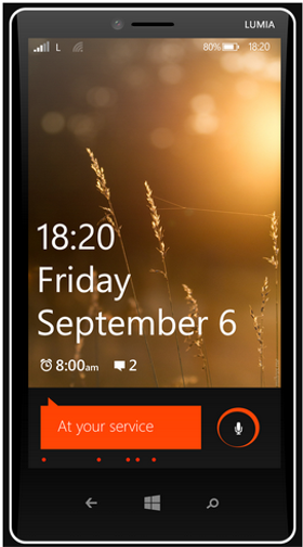 Dette skal være en tidlig visualisering av hvordan Lumia 1820 vil se ut.