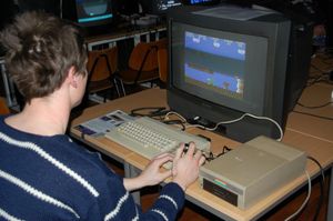 Forbudt klassiker – Giana Sisters på Commodore 64. (bilde: Spillmuseet).