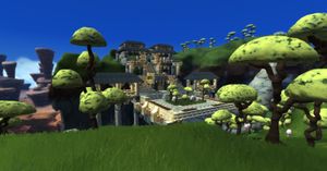 Det ser rundere ut enn Minecraft, i alle fall. (bilde: Hidden Path Entertainment).