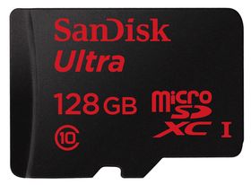 SanDisk Ultra microSDXC 128 GB.