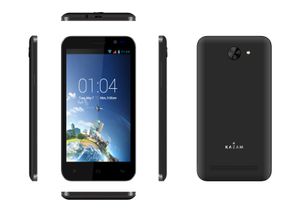 Telefonen finnes også i en mindre 5-tommers utgave, Kazam Tornado2 5.0.