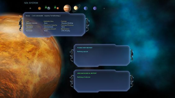 En ubebodd planet.