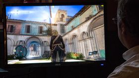 Slik riving i bildet er et kjent problem som man kan fjerne ved å slå på V-Sync – men da får man hakking i stedet. Både G-Sync og FreeSync vil bli kvitt både hakking og riving.