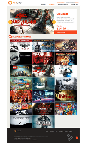 Nye OnLive (faksimilie: OnLive).