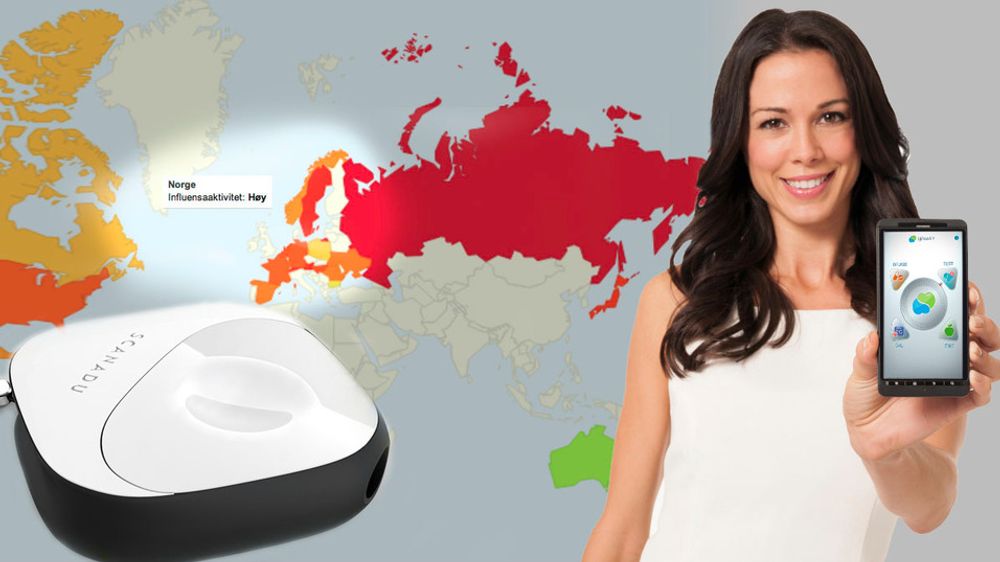 Mobiler kan samle inn helsedata som igjen kan brukes til å kartlegge spredning av sykdommer.