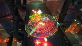 Det kan bli mye å holde styr på i Wildstar under raid. (Bilde: Carbine Studios/NCsoft).