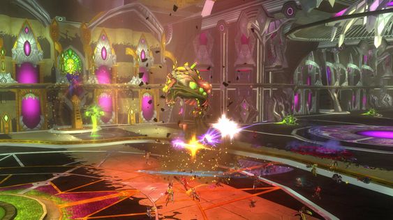 En sniktitt fra spillets siste raidhule. (Bilde: Carbine Studios/NCsoft).
