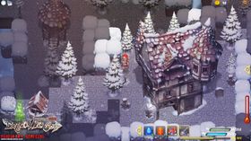 Red Riding på jakt etter noko å sløkkje tørsten med.