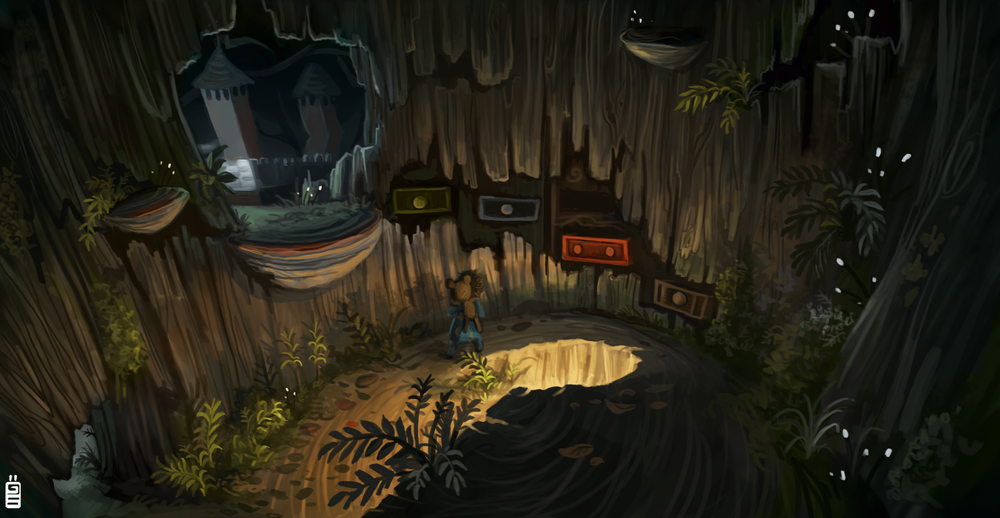 Forkastet konseptkunst fra Among the Sleep.