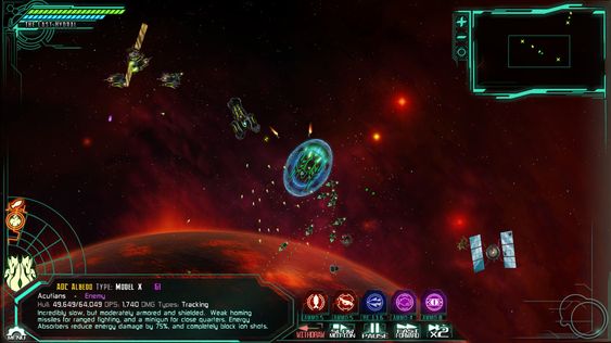 The Last Federation er et fargerikt spill.