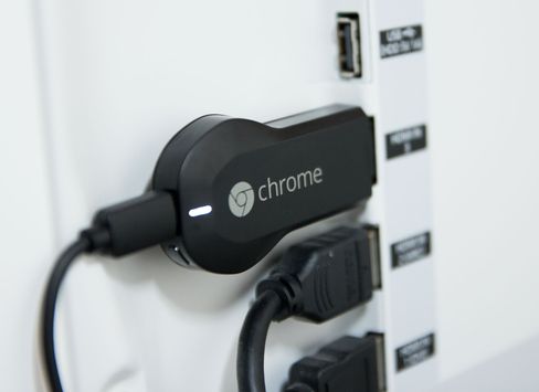 Chromecast smetter rett inn bak TV-en din.