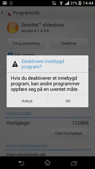 Deaktiver innebygde apper du ikke bruker.