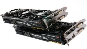 Gigabyte GeForce GTX 780 Ti GHz Edition er nesten helt identisk med lillebroren – men det er utenpå.
