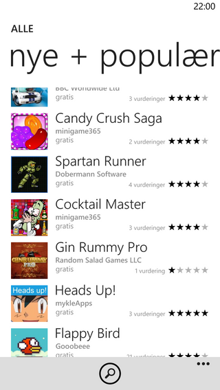Apputvalget for Windows Phone er fortsatt preget av mye tøys og tull.