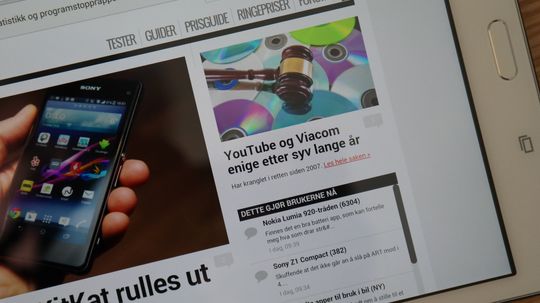 Skjermen er så skarp at selv de minste detaljer trer tydelig frem.