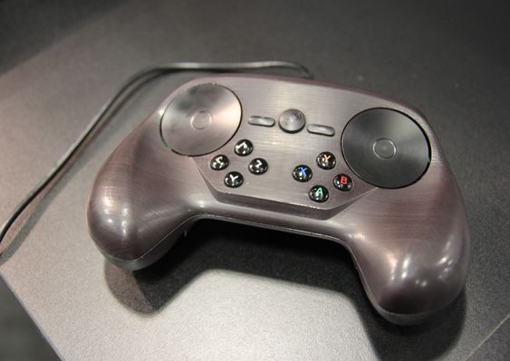 Prototypen av Steam-kontrolleren. (Foto: Jens Erik Vaaler/Gamer.no).