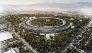 Omtrent slik skal Apples nye tilholdssted ta seg ut når det står ferdig.