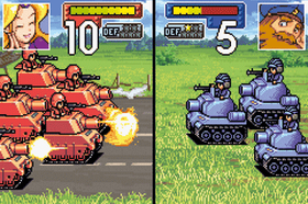 Krigføring i Advance Wars.