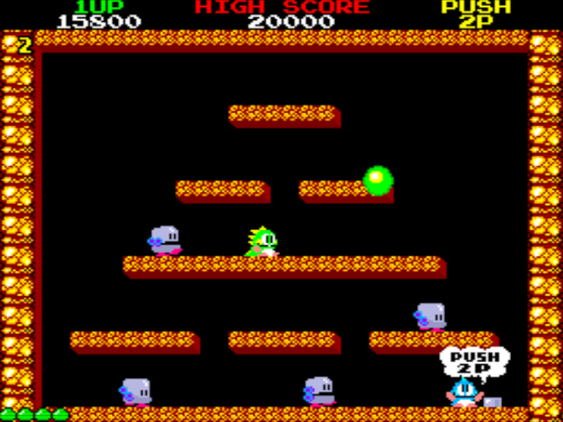 Bubble Bobble er et av favorittspillene mine.