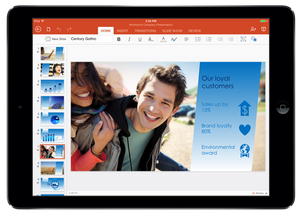 PowerPoint for iPad.