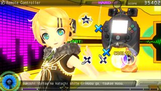 Rin Kagamine, en av to søsken som også gjør opptredener i spillet.