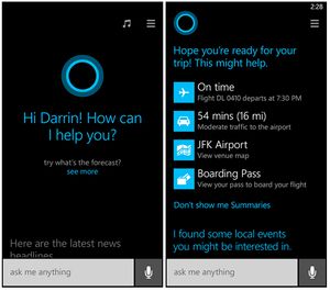Microsofts taleassistent Cortana.