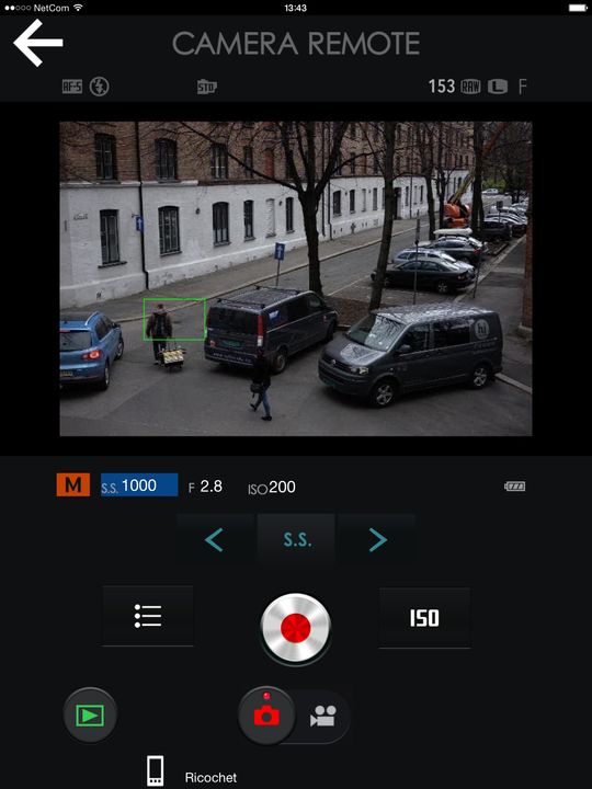 Fujifilms Remote-app.