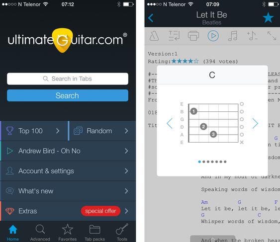 Ultimate-Guitar Tabs & Chords.