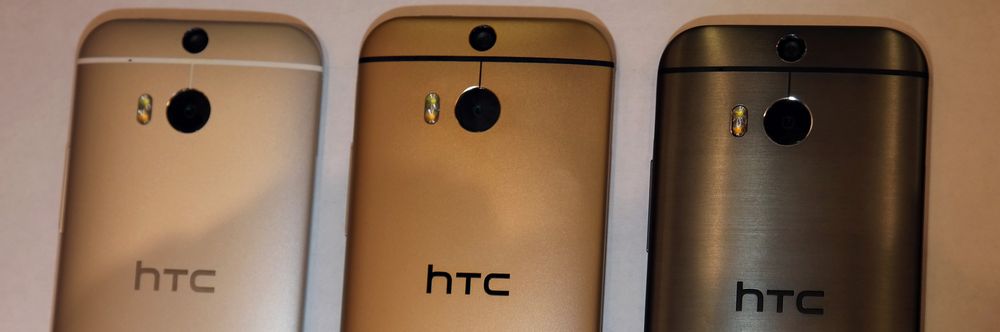 HTC One M8 kommer i tre farger.