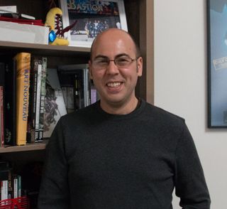 Greg Kasavin er ansvarlig for alt som har med det narrative i studioet.