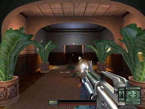Voldspill er likevel ikke helt frikjent, her representert av Soldier of Fortune II..