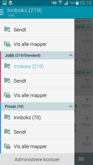 Samsungs e-postleser har blitt riktig så god. Vi forstår ikke hvorfor vi fortsatt må scrolle sidelengs i meldingene, men ut over det er den tilnærmet perfekt.